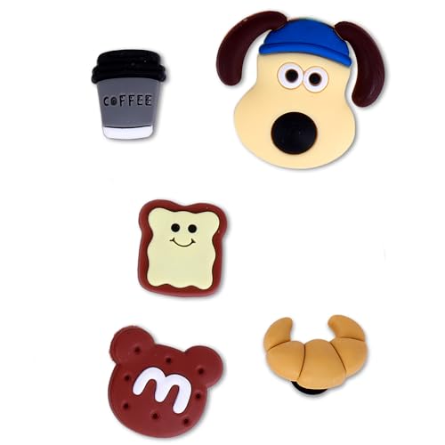 Image of CASSIEY Polyvinyl Chloride Shoe Charms Clog Different Characters Used To Decorate Clogs Shoes For Rounded Holes Charms For Shoes