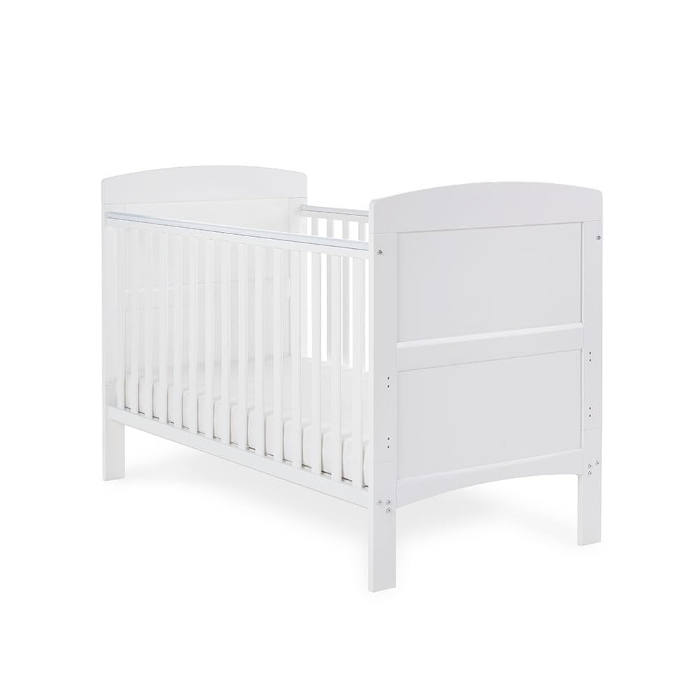 Obaby Grace Cot Bed & Under Drawer - White