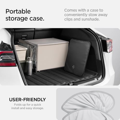 Image of Spigen Double-Layered CryoShade Roof Sunshade Designed for Model 3 Highland (Standard, Premium & Performance 2024 /2025 /2026) with UV Protection