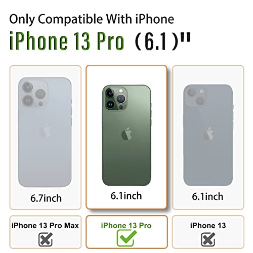 Buleens For Iphone 13 Pro Case Astronaut, Clear Cases For Iphone 13 Pro With Glitter Paper & Spaceman Stand, Women Girls Cute Electroplated Sparkly Space Phone Cover For 13 Pro Pink #TOP1