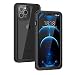 Produktbild Focusor für iPhone 12 Pro Hülle, IP68 Wasserdicht HandyHülle iPhone 12 Pro 360 Schutzhülle Stoßfest Staubdicht Outdoor Panzerhülle mit Eingebautem Displayschutz,Schwarz