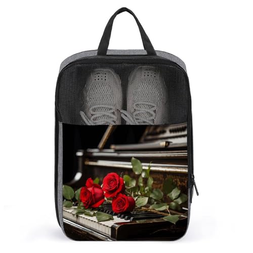 Sac à chaussures avec motif rose chic pour serviettes