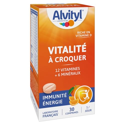 Alvityl Vitalité Comprimés à Croquer Multivitamines et Minéraux Adultes x30