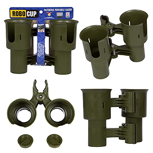 image for ROBOCUP, (Olive), Best Cup Holder for Drinks, Fishing Rod/Pole, Boat, 