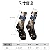 XZDWPY Gold White Butterflies Unisex Mid-Calf Socks 2 Black-2 Polyester Skin-Friendly Moisture-Wicking Fashionable Crew Socks