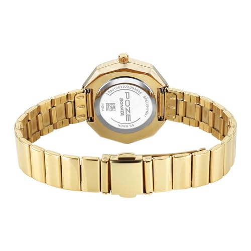 Image of Sonata Poze 9 with Quartz Analog with SS Cut fold Strap Watch for Women