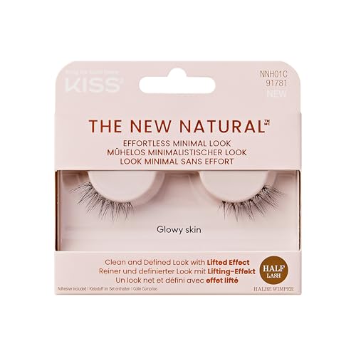 KISS The New Natural Half Lash 01 - glowy Skin