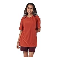 BlissClub Women The Breezy Boyfriend Tee| BreezeFlo Fabric| Oversized Relaxed fit | Tops for Women | Activewear