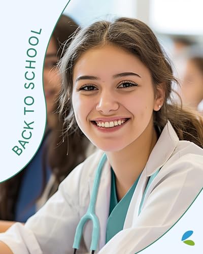 Image of FriCARE Dual Head Stethoscope - Stethoscopes for Nurses, Medical Nursing Students, Paramedics /EMT /LVN /VNA Backup Estetoscopio, Pale Mint Tube, Matte Black Finish Chestpiece