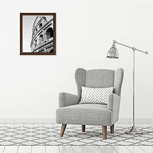 Americanflat 20x24 Picture Frame with Polished Plexiglass - Wide Picture Frames Made of Engineered Wood for Vertical or Horizontal Wall Display - Epic Collection - Walnut