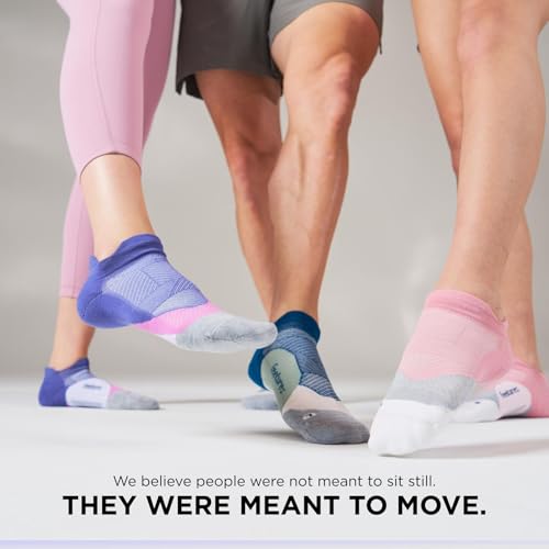 Image of Feetures Elite Light Cushion No Show Tab Sock Wave