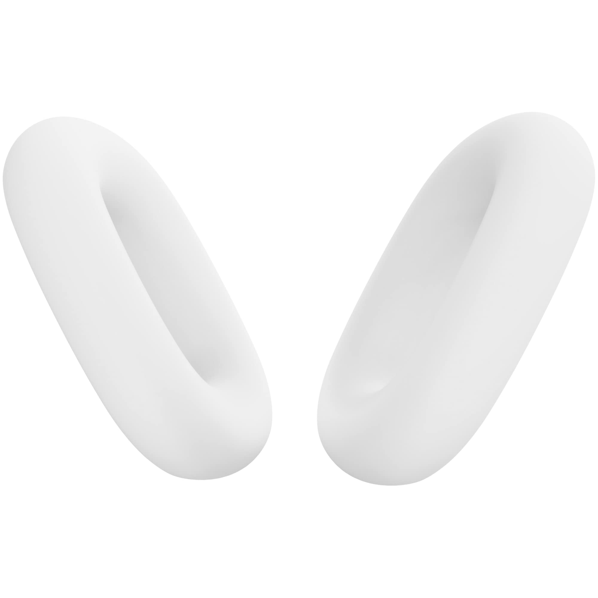 AWINNER Ear Pad Case Compatible for AirPods Max,Washable Soft Silicone Protective Frame Full Cover for AirPods Max (White)