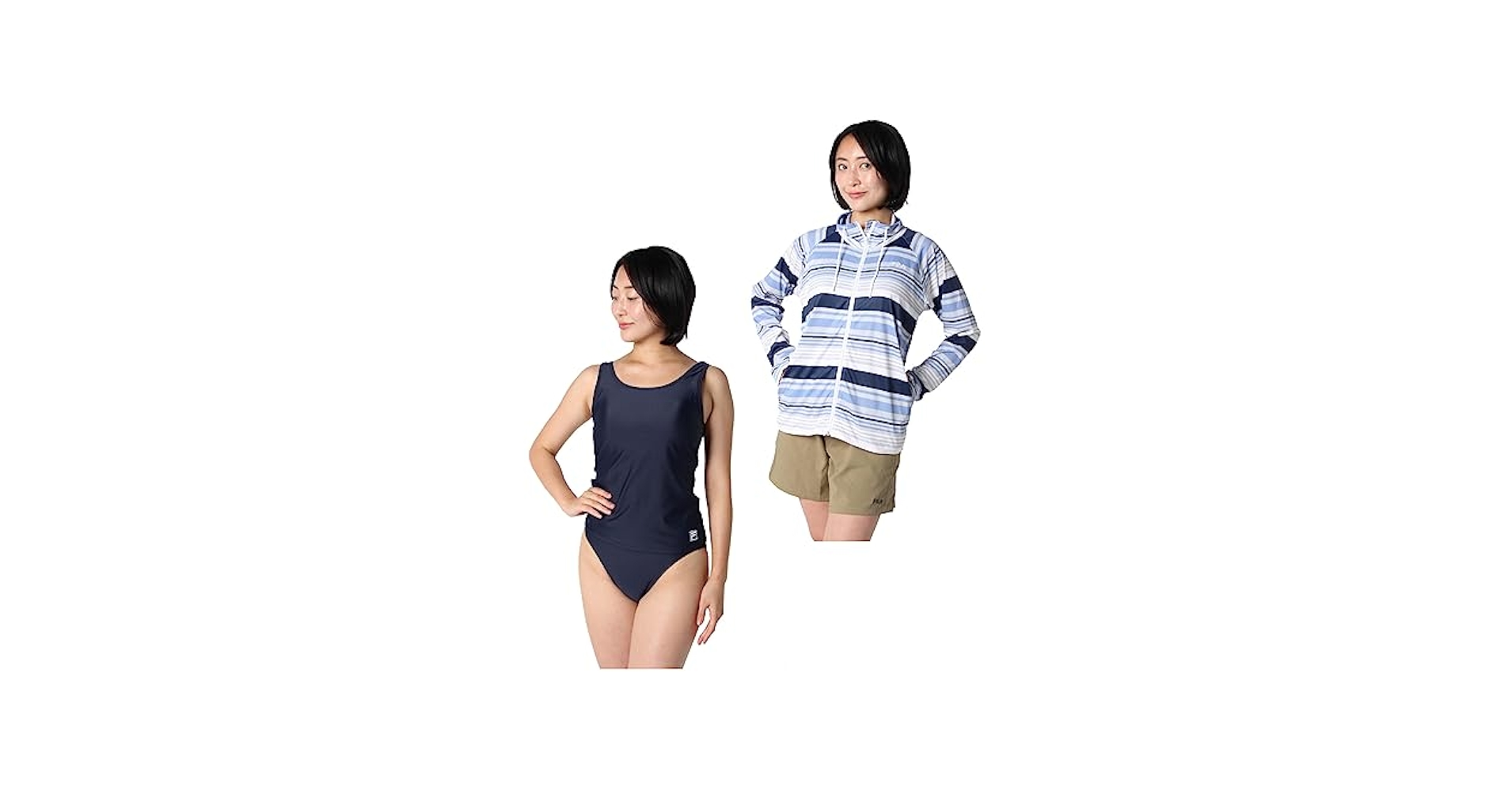 Amazon | [フィラ] 水着 レディース タンキニ&ラッシュ 4点