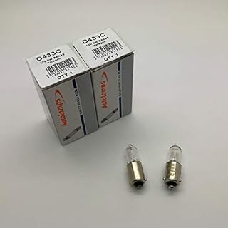 2 x H6W 434 Minature Halogen Sidelight Car Light Bulb 433C 12v 6w BAX9s Off Set Pins