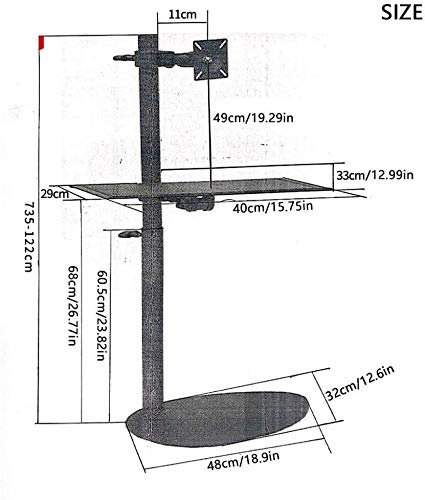 Soporte universal portátil para TV de piso 17-32 pulg miniatura 3