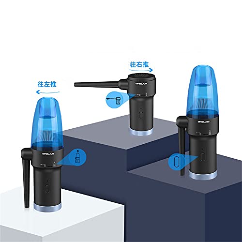 ruiyaomaoyifff Auto stofzuiger draadloze handheld kleine stofzuiger auto stofzuiger huishoudelijke mini (Size : Black) - Image 4