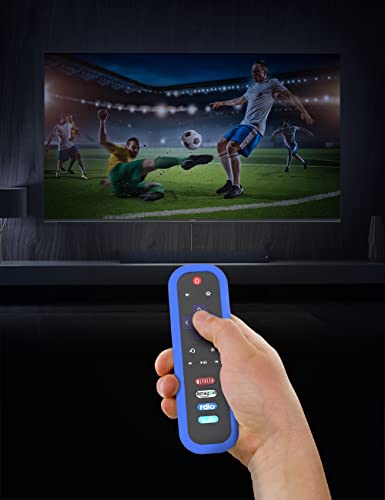 Remote Case For Tcl Roku Smart Tv Rc280 Rc282 Urc280J Xrc280J Remote Control Universal Replacement Lightweight Silicone Case Cover Sleeve Skin With Lanyard For Tcl Roku Tv Remote(Blue) #TOP5
