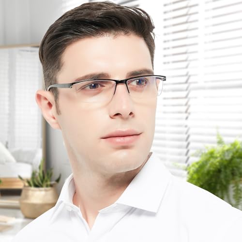 Image of 4 Packs Lightweight Reading Glasses for Women Men Blue Light Blocking Readers 1.0 1.5 2.0 2.5 3.0 4.0
