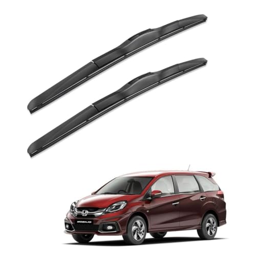 Image of Oshotto Frameless (O.E.M Type) Wiper Blades Compatible with Honda Mobilio (22 inch / 15 inch)