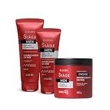 Eudora Kit Siàge Men: Condicionador Cachos e Crespos 200ml + Shampoo Cachos e Crespos 250ml + Creme para Pentear Cacheados 450g