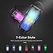 Altavoces Bluetooth Portatiles con Luz de 7 Modos Tonos Graves Fuertes Sonido...