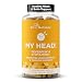 My Brain! Natural Headache Vitamins - Healthy Brain Function, Ease Your Mind, Open & Clear Head Relief - Strong Potency Magnesium, Butterbur, Feverfew - 60 Vegetarian Soft Capsules
