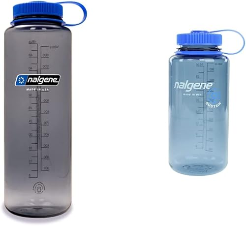 Miniatura 8 de Nalgene Sustain Tritan - Botella de agua sin BPA hecha con material derivado del 50% de residuos plásticos, 48 onzas, boca ancha, cosmo