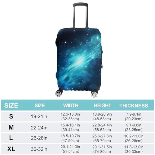 Travel Luggage Cover Protectors Elastic Anti-scratch Suitcase Cover Washable Luggage Sleeve Beautiful Stars Suitcase Cover Protector Fit 18-32 Inch Suitcases Travel Accessories L2