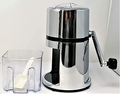 Xkong Manual Ice Crusher With，Ice Crusher ，Manual Rotary Ice Crusher，Crushes Ice To Your Desired Fineness ，Non-Slip Easy To Use Ice Crusher Hand Crank #TOP7