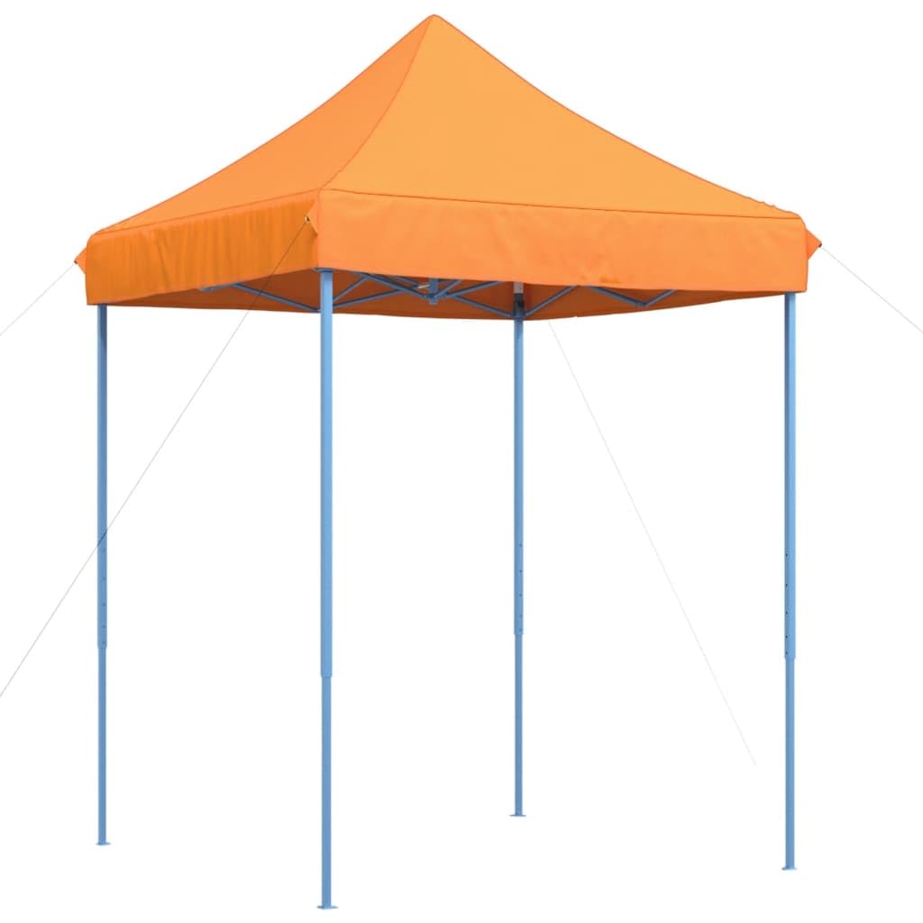 Pomarańczowy składany namiot Pop-Up 200x200x306 cm na imprezy plenerowe