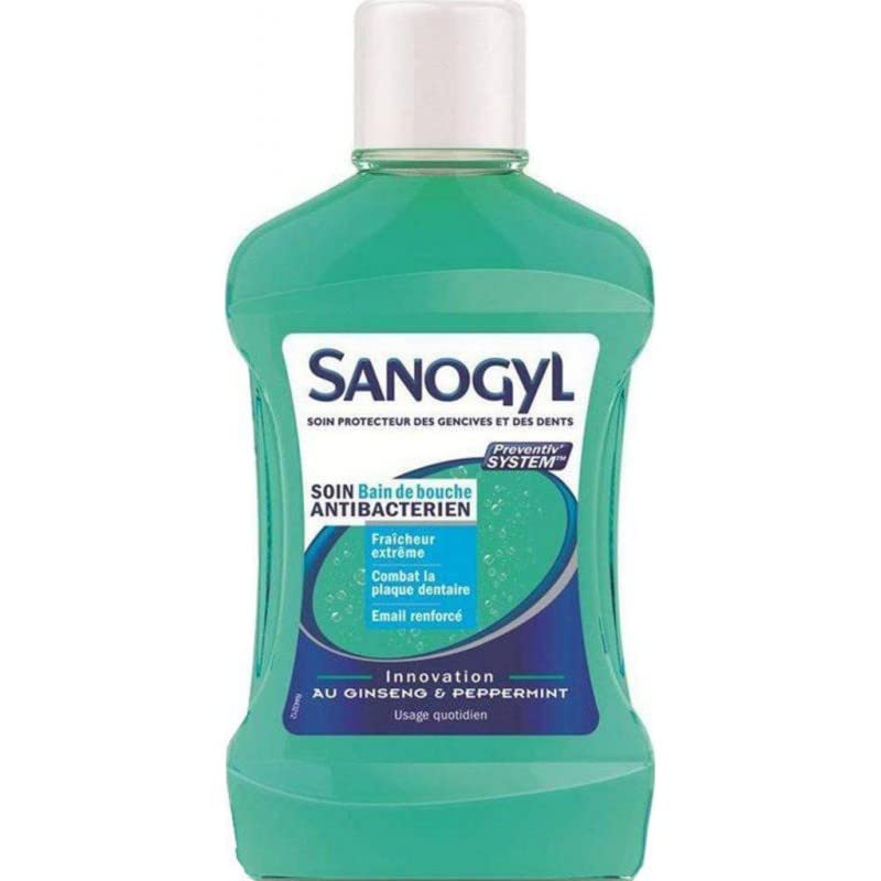 SANOGYL Zestaw 4 antybakteryjnych płynów do płukania jamy ustnej, 500 ml