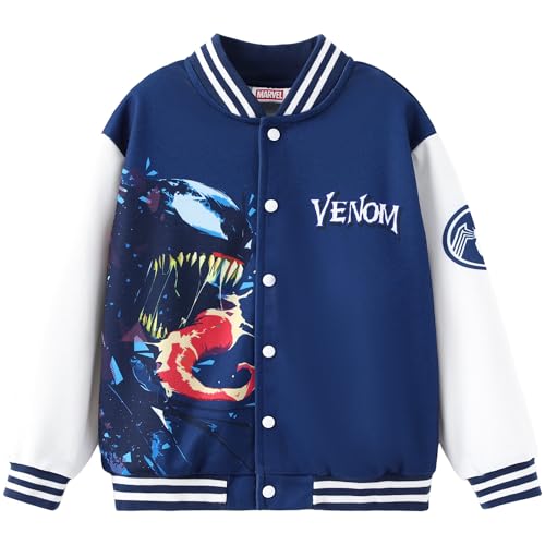 Image of Disney Marvel Bomber Jacket Spider Man Toy Story Cars Varsity Cardigan2-13Y