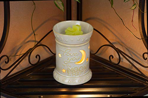 Vp Home Wall Plug-In Wax Warmer For Scented Wax Ceramic Love You To The Moon & Back Electric Home Fragrance Warmer For Essential Oils Candle Wax Melts And Tarts Scent Warmer Night Light #TOP5