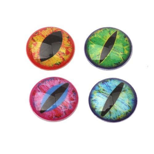 Ojos metálicos 4D para señuelos de pesca, colores mixtos miniatura 6