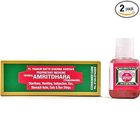 Ayurvedic Amritdhara drops 12 ml. pack of 2 - total 24 ml.