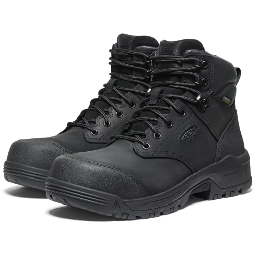 Image of KEEN Utility Men's Evanston 6 inch Composite Toe Waterproof Leather Durable Construction Work Boots