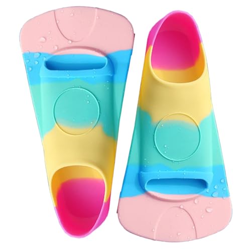 Aletas de natación para niños – Aletas de entrenamiento de natación | Equipo de natación de silicona de alimenticio, accesorio profesional de entrenamiento de natación multiusos para piscinas