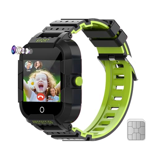 Wonlex 4G GPS Smart Watch for Kids with SIM Card, 1.4