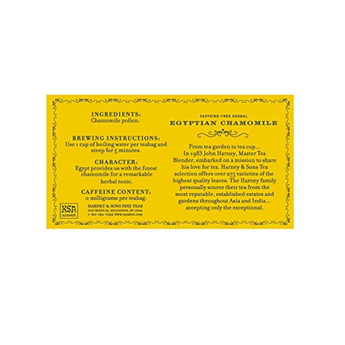 Harney & Sons 16120 Herbal Tea, Tea Bags, Chamomile thumb #1