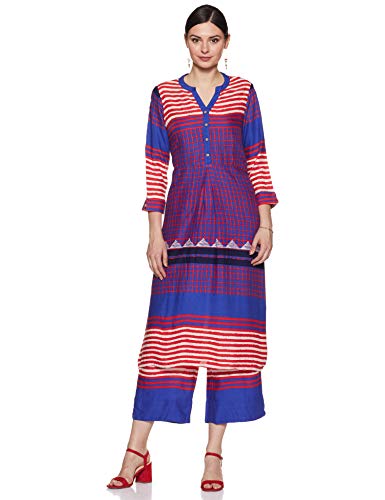 Image of global desi Women's Rayon Salwar Suit Set