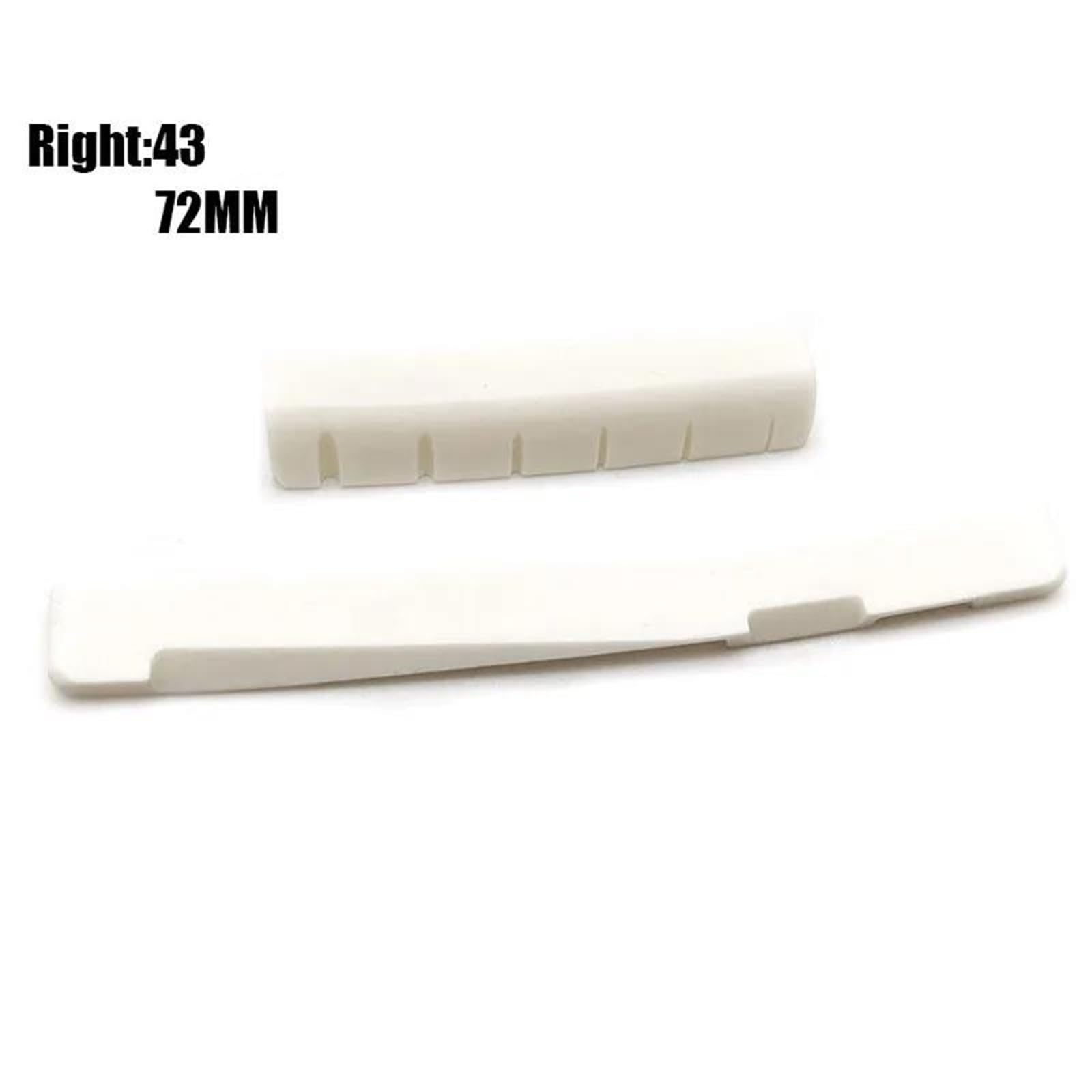 100 Set Di Parti Per Chitarra A Sella Per Chitarra Acustica Classica A 6 Corde In Osso pre Capotasto Scanalato(Acoustic)