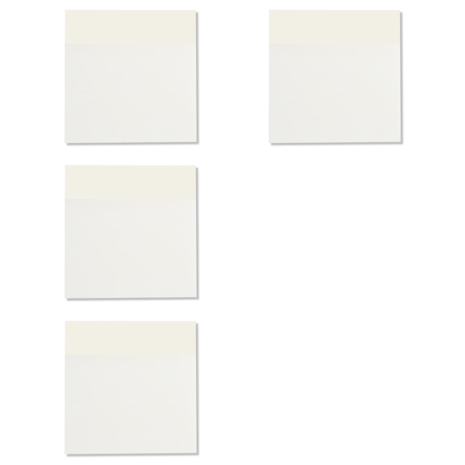 Haftnotizen, 600 Blatt, transparent, beschreibbar, selbstklebend, Memo-Nachrichten-Erinnerung