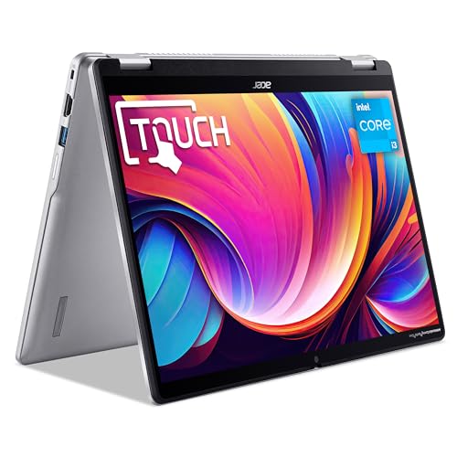 Acer Chromebook Spin 314 NX.KYHEK.001 laptop Intel® N N100 35,6 cm [14] Touch screen WUXGA 4 GB LPDDR5-SDRAM 128 GB eMMC Wi-Fi 6E [802.11ax] ChromeOS Argento...