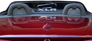 2003-2010 Cadillac XLR Convertible Wind Blocker (Black Roll Bar) - Control air flow, cut down turbulence, wind noise - GM Licensed, Patented - Easy Install, Secure Mounting - Laser-Etched Design