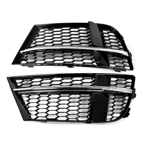 Grilles Antibrouillard A3 8V S-Line avec Finition Chrome Protègent le Pare-Choc des Débris