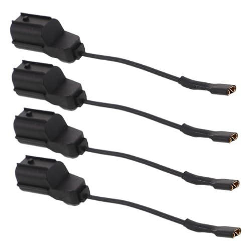 STOBAZA 4pcs Special Plug Socket Adapter for Car Horns Compatible with Honda Snail Horn Connector Easy Installation Weather Resistant Wiring Harness for Enhanced Sound System