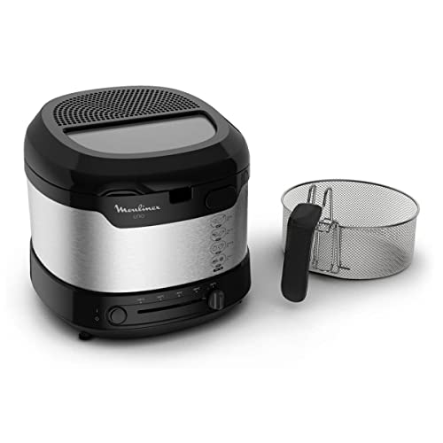 Moulinex Uno AF215D10 - Friteuse - 1.8 litres - noir/inox
