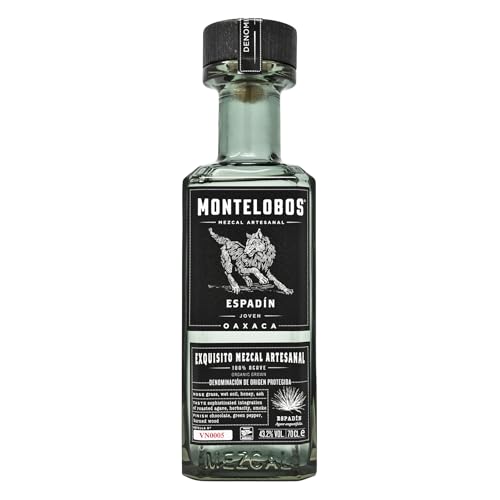 Montelobos Espadin Mezcal | 100% aus Agave Espadín | rauchig, pflanzliche Noten | 1x 0,7 l 43,2% vol