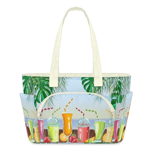 Sac fourre-tout d'été au design matelassé raffiné grand sac zippé de voyage