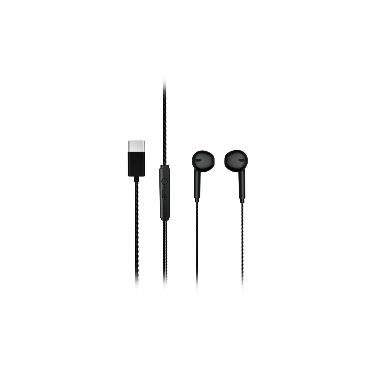 Lecoo EH104 - Auricolari USB-C, colore: Nero